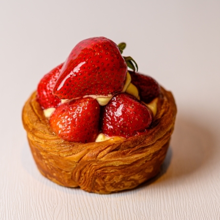 Strawberry Croissant Tart